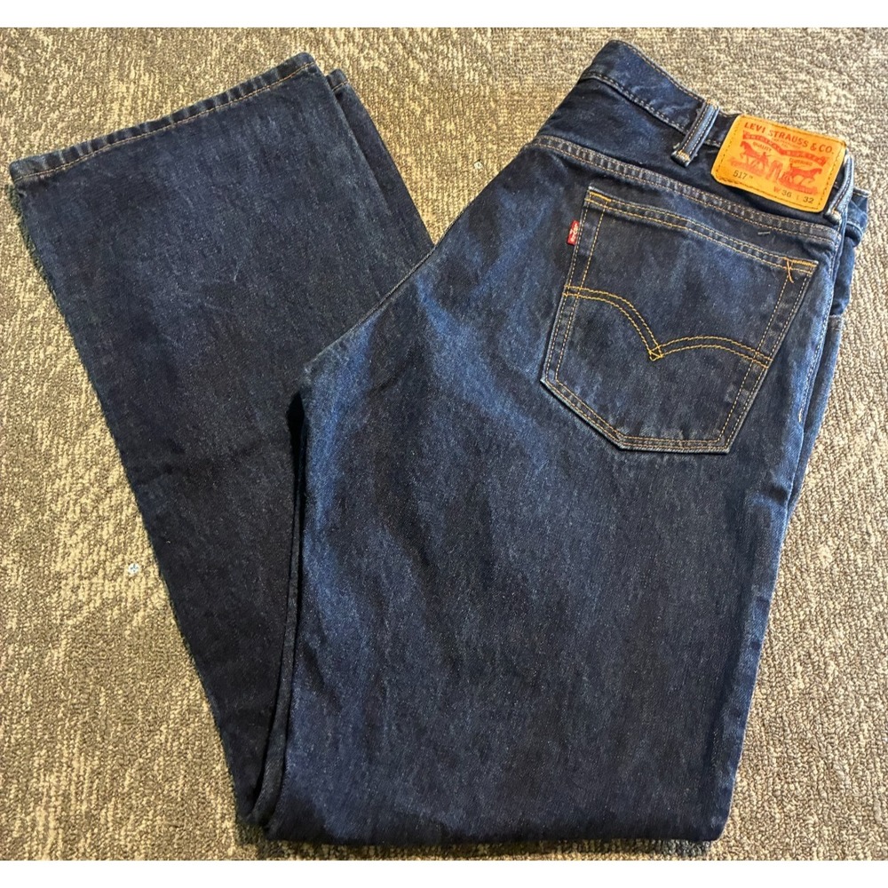 Levi's 517 Bootcut Jeans Men's Dark Wash 36x32